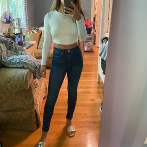 White Crop Top